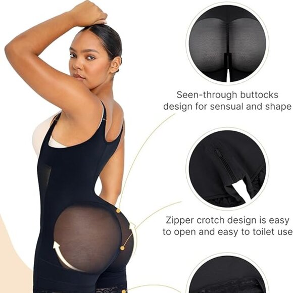 SHAPELLX Fajas Colombianas Shapewear for Women Tummy Control Butt Lift 3X New! - Picture 4 of 5